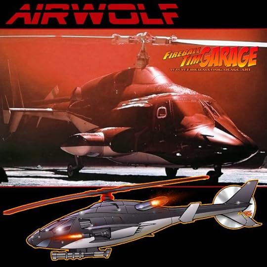 Airwolf Art by Fireball Tim