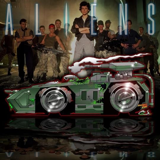 Aliens APC Tank Art by Fireball Tim