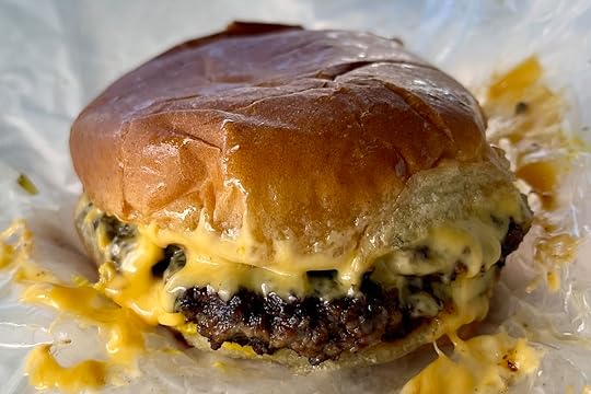Double cheeseburger from Hamburger Haven in West Palm Beach, Florida
