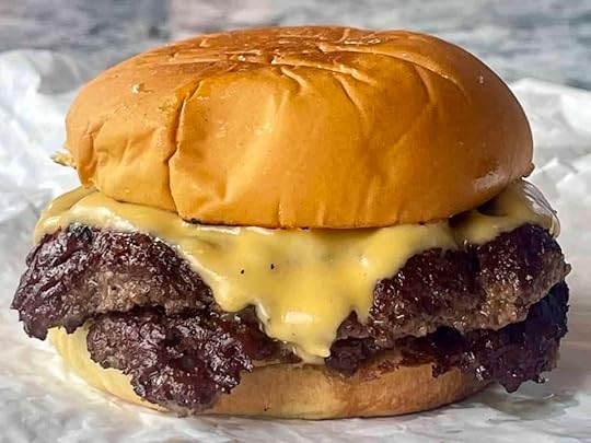 Smash Cheeseburger from PZZA in Boca Raton, Florida