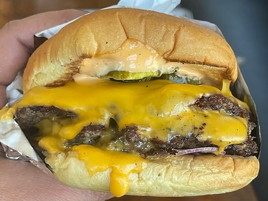 Old Fashioned Double Cheeseburger from Tropical Smokehouse in West Palm Beach, Florida