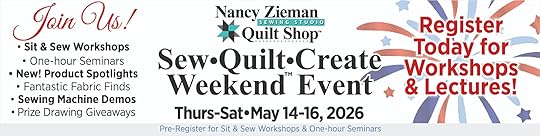 2026 Sew Quilt Create Weekend Banner 04 07 26