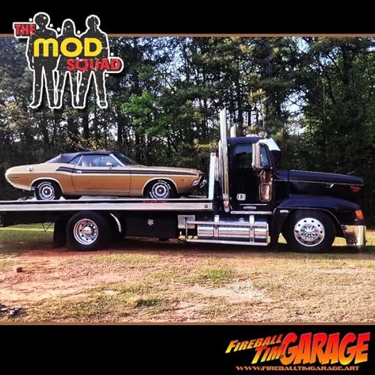 Mod Squad Dodge Challenger Art by Fireball Tim
