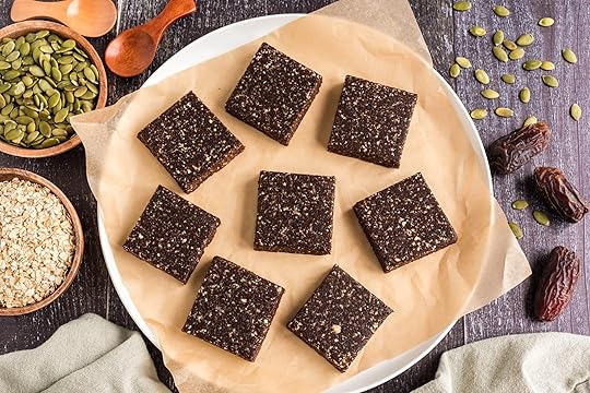 no pea protein bars on plate