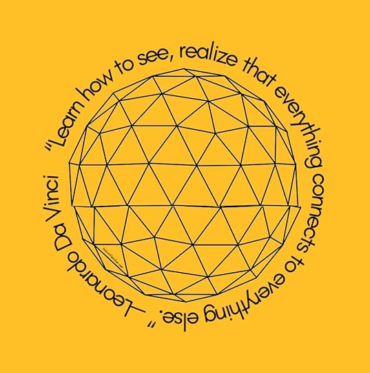 This image illustrates the Leonardo da Vinci quote, 