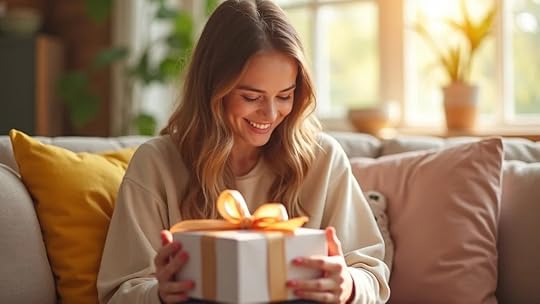 Joyful small brand customer receives loyalty package—an example of e-commerce growth strategy for small businesses focused on customer loyalty and LTV.