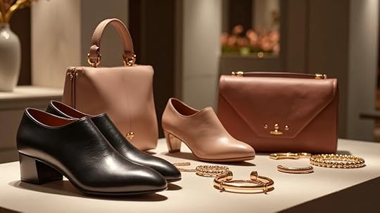 Detailed closeup of luxury accessories—shoes, handbags, and jewelry—elegantly displayed for e-commerce growth strategy insights.