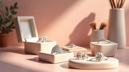 Sparkling jewelry pieces showcased for loyalty program and customer retention strategy illustration.