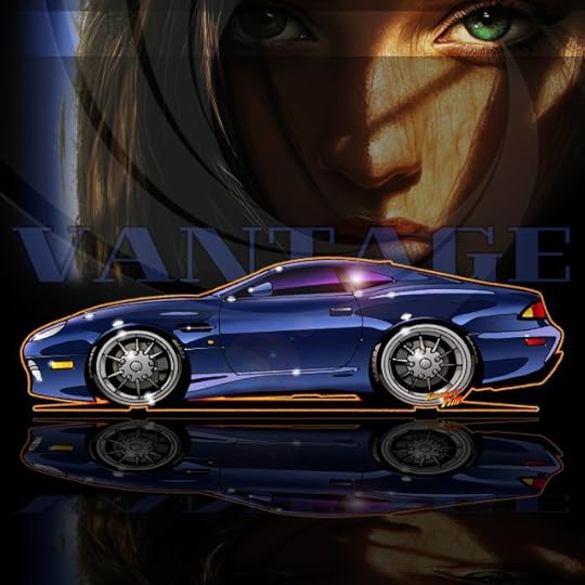 Aston Martin DB7 Vantage Art by Fireball Tim