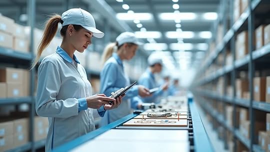 E-commerce growth: Automated accessory warehouse with inventory management and operational efficiency.