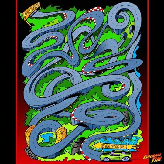 Coloring Book Art by Fireball Tim