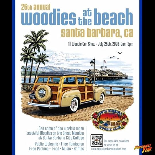 Woodies at the Beach Fireball Tim