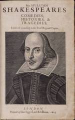 Title page of Shakespeare's first folio of works in 1623