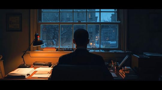 Zachary Goldman at his desk