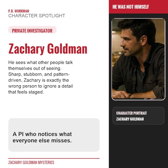 Zachary Goldman character spotlight graphic