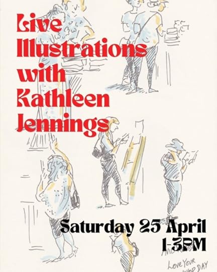 Live Illustrations with Kathleen Jennings — Saturday 25 April, 1-3pm
