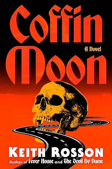 book cover of horror novel Coffin Moon by Keith Rosson