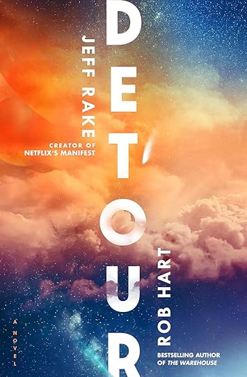 book cover of science fiction thriller Detour by Jeff Rake and Rob Hart