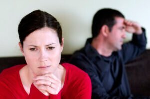couple who have been emotionally triggered in their relationship