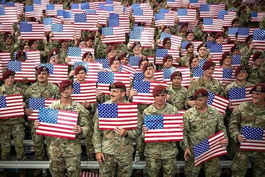 Members of the military listen to Secretary of Defense Pete Hegseth deliver remarks at Fort Bragg, North Carolina on Tuesday, June 10, 2025, during a visit to commemorate the 250th anniversary of the U.S. Army. (Official White House photo by Daniel Torok)