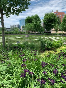 Outdoor labyrinth