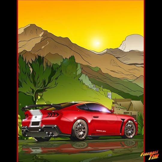 Mustang Art by Fireball Tim