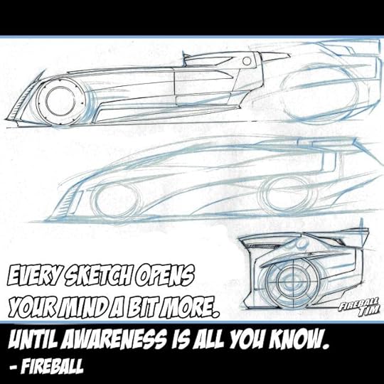 Sketch Thoughts Art by Fireball Tim