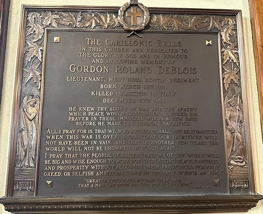 A prayer written by Lt. Gordon Roland Deblois