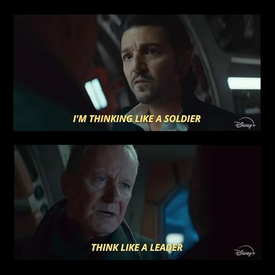Scene from Andor. Cassian saying 