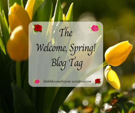 Welcome Spring Blog Tag Graphic