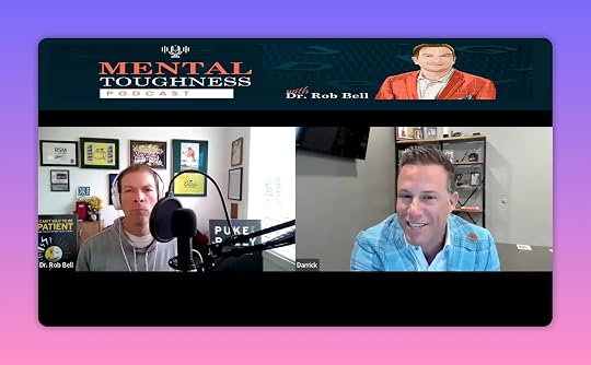 Darrick Hutchens explaining a purpose shift on the Mental Toughness Podcast