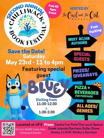 Second Annual Chilliwack Book Festival is May 23.
