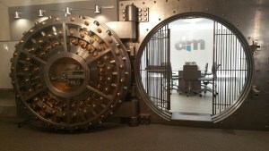 Huge open vault