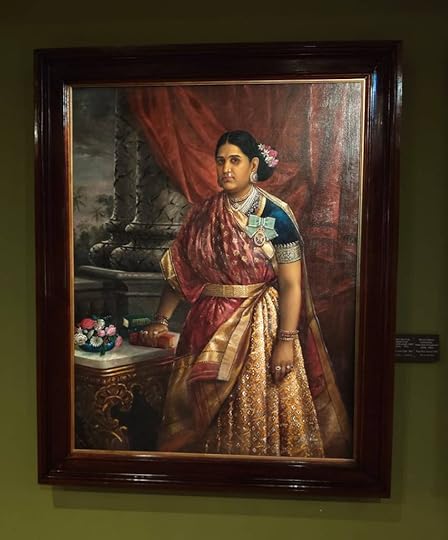 Maharani Lakshmi Bayi, a Painting by Ravi Varma