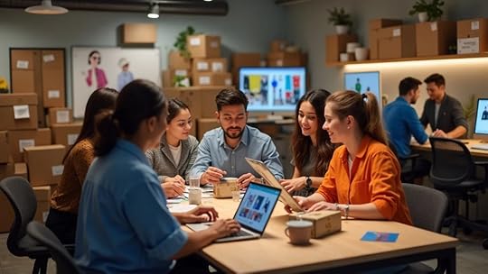 business valuation - Fashion entrepreneurs coordinating shipments and online orders for multi-channel accessories distribution