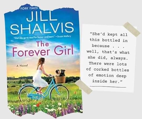 This may contain: the forever girl by julia shalviss is featured in this post - it note