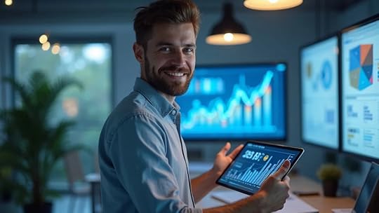 Entrepreneur presenting a business growth plan for increasing small business valuation in the fashion accessories category
