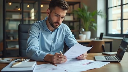 Dallas business accountant analyzing financial statements and sales projections for a boutique accessory business, showing business valuation essentials.