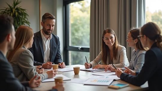 Professional team meeting with consultant reviewing exit plans in Austin, business exit strategy Austin