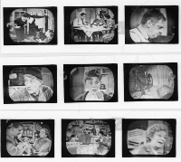 Sample of "screen grab" images from the dry run of Episode 1 of Coronation Street (18 November 1960), as shared on Shutterstock