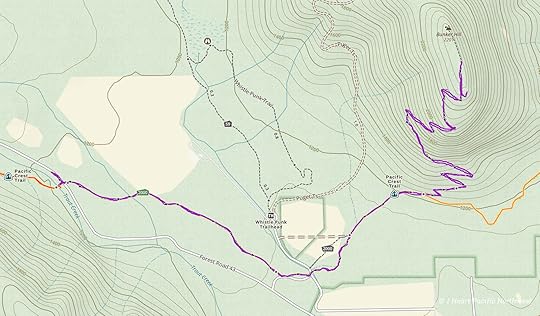 Bunker Hill hike - Gaia GPS map
