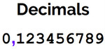 French decimals