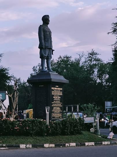 Subash Chandra Bose statue at Palayam, Trivandrum