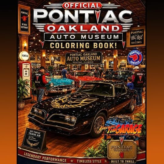 Pontiac Oakland Coloring Book Art by Fireball Tim
