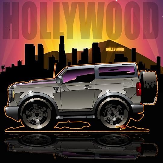 Ford Bronco Sasquatch Art by Fireball Tim