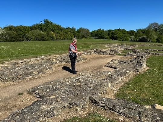Alison at Bancroft Roman Villa