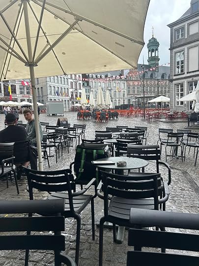 Rainy Grand Place Mons