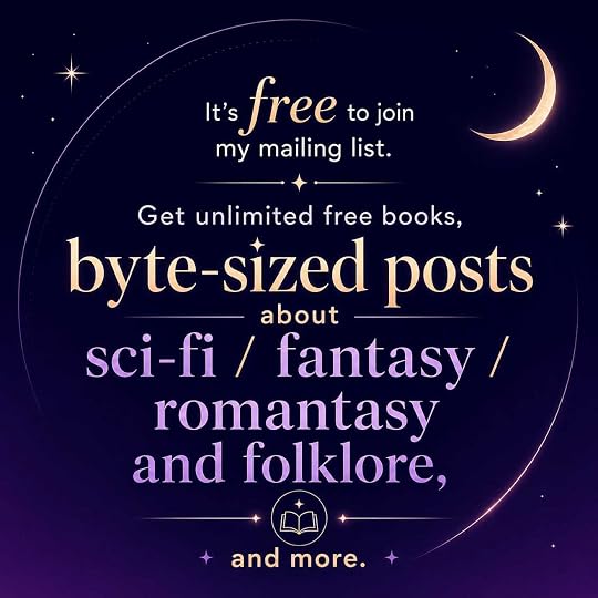 Subscribe to my Fantasy & Sci-Fi Hub