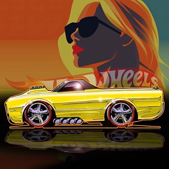 Fireball Tim Hot Wheels Art