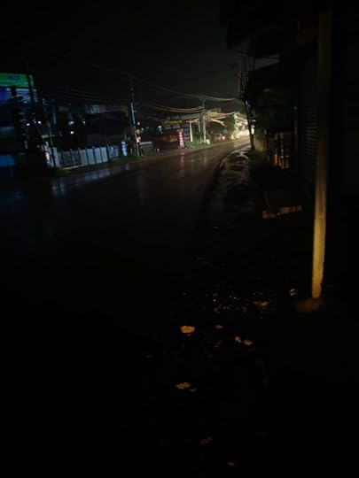 Sneaking out at 5 am - darkness, rain, and non-stop buses!